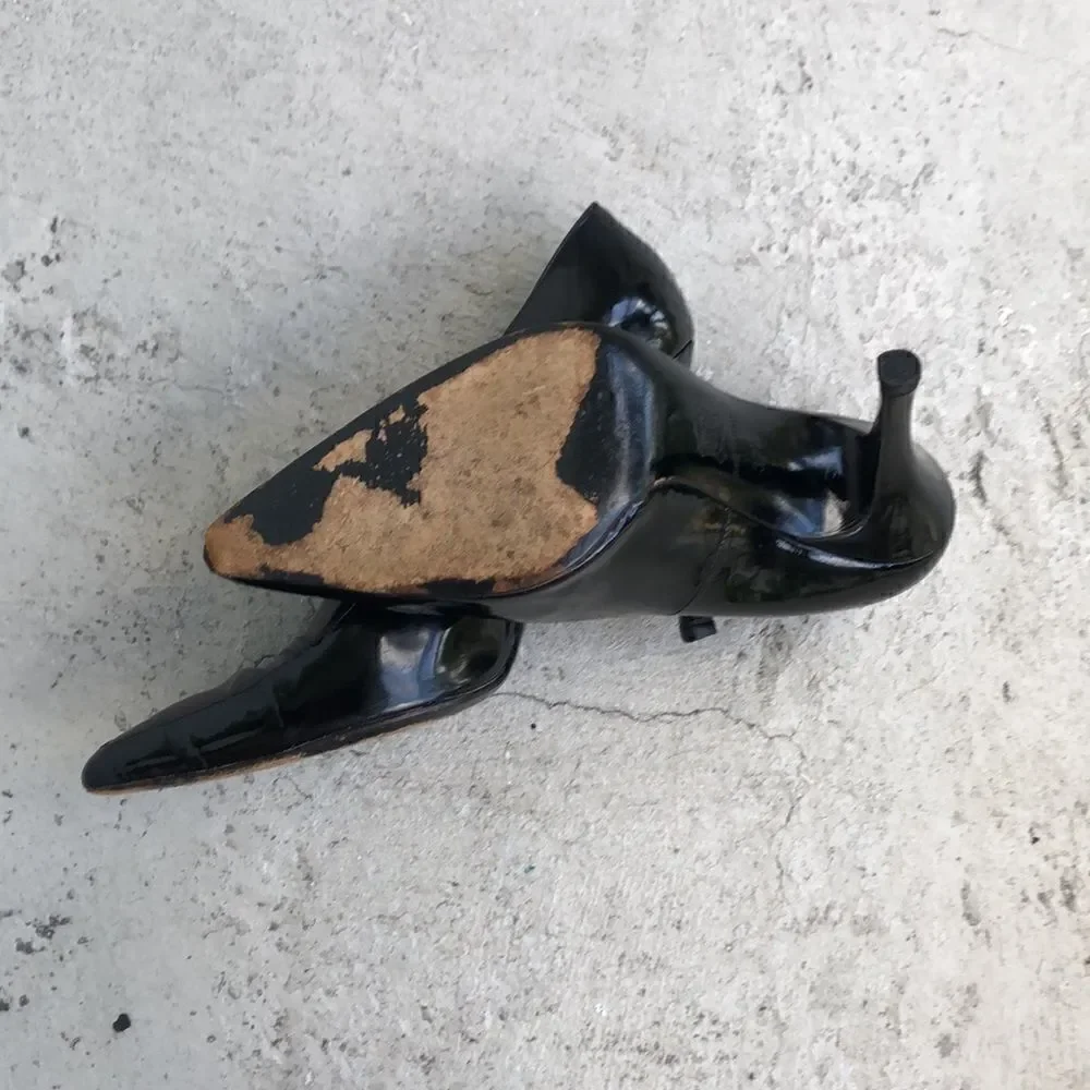 Vintage Gianni Versace’s patent leather heels